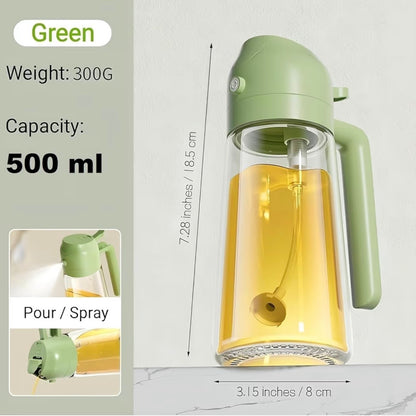 Spray and Pour Oil Bottle