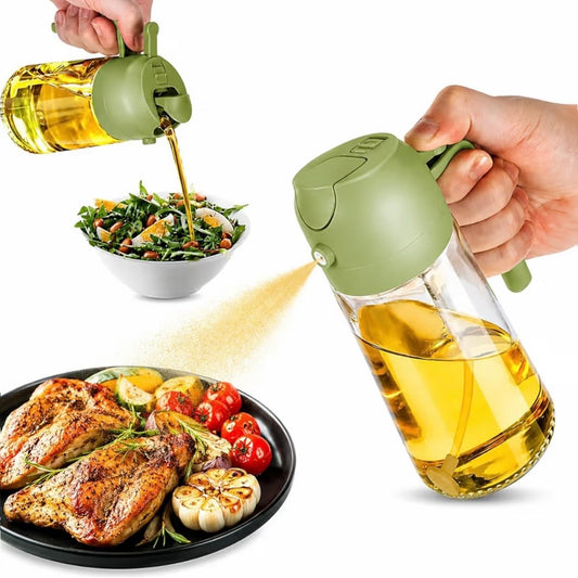Spray and Pour Oil Bottle - Buy 1 Get 1 FREE